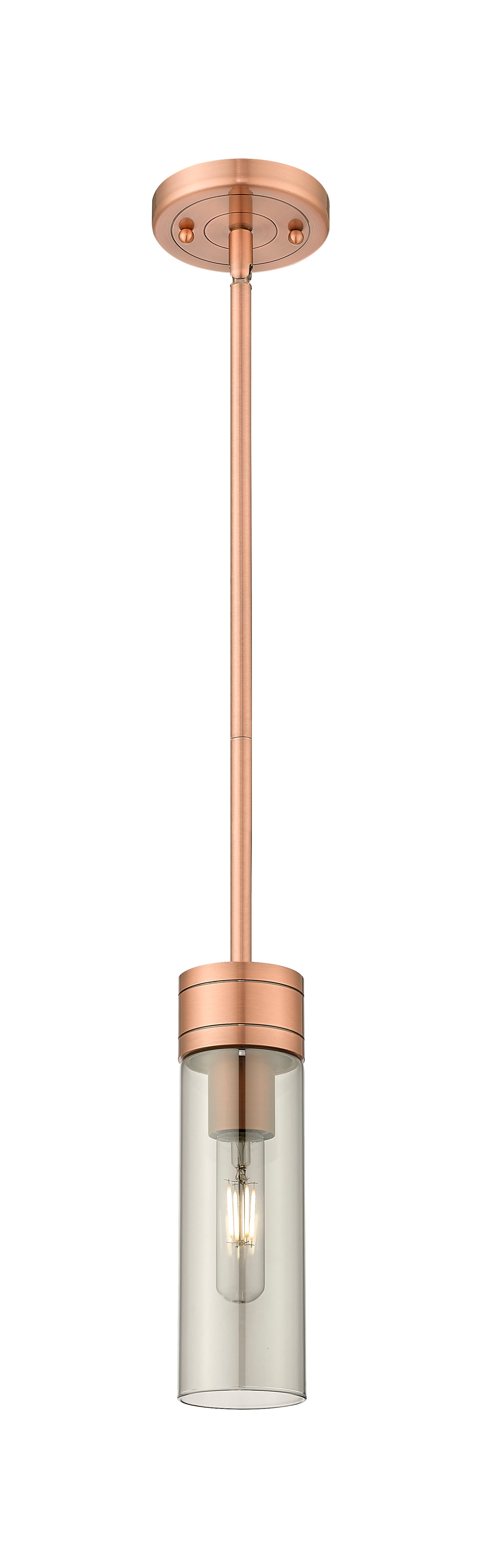 Downtown Urban Mini Pendant Antique Brass