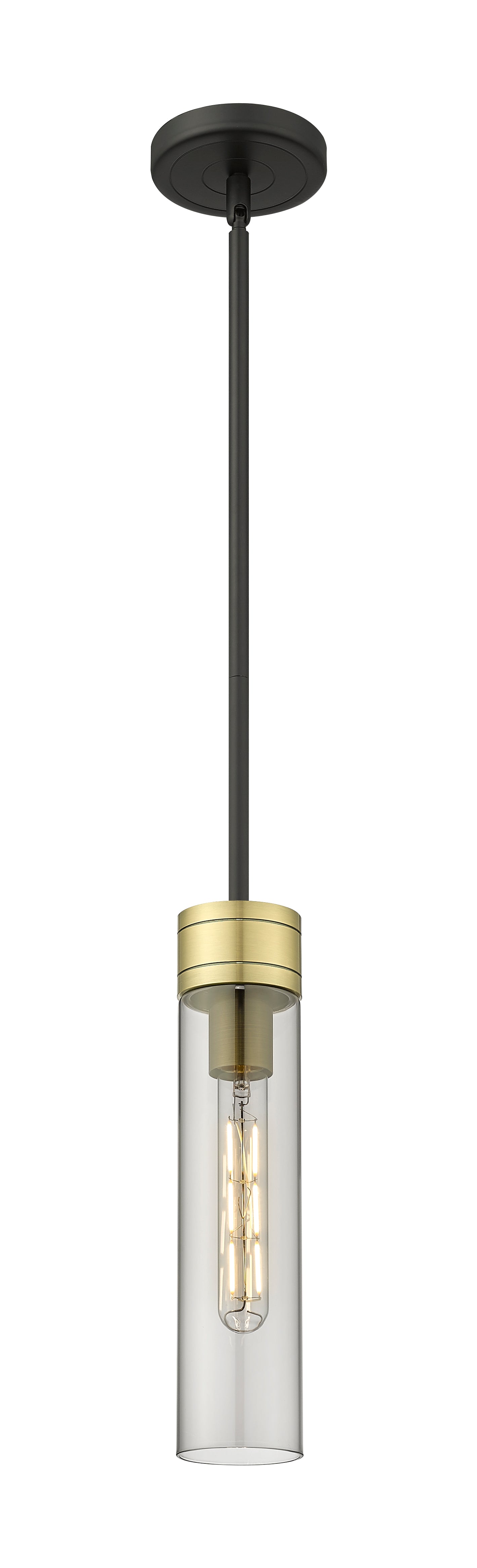 Downtown Urban Mini Pendant Antique Brass
