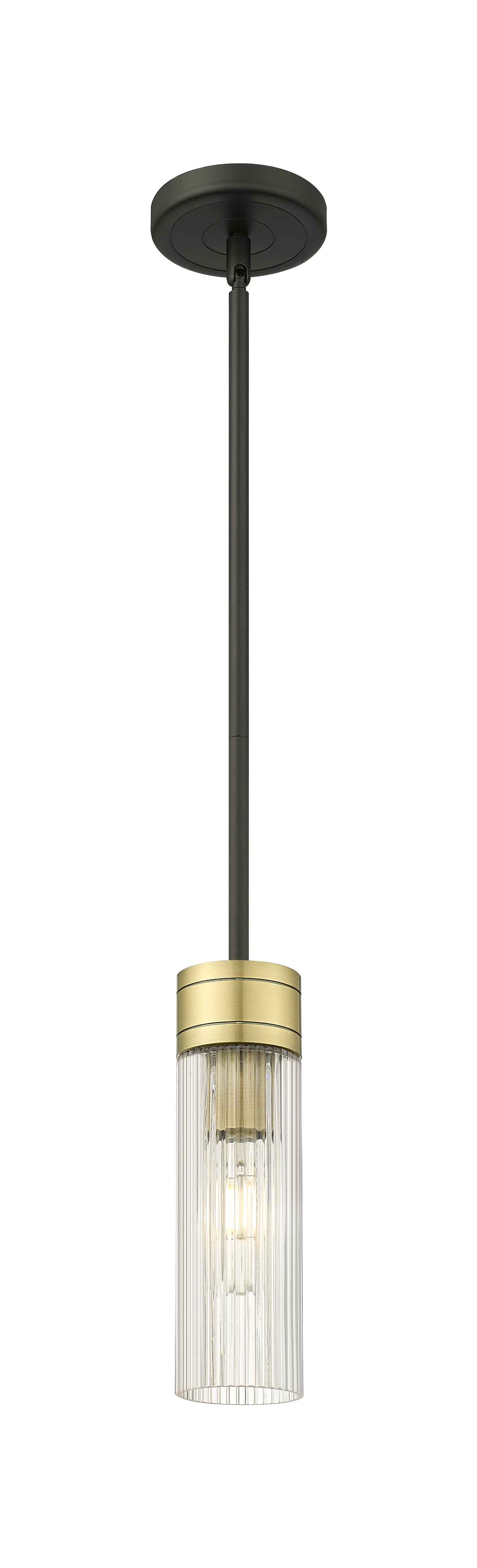 Downtown Urban Mini Pendant Antique Brass