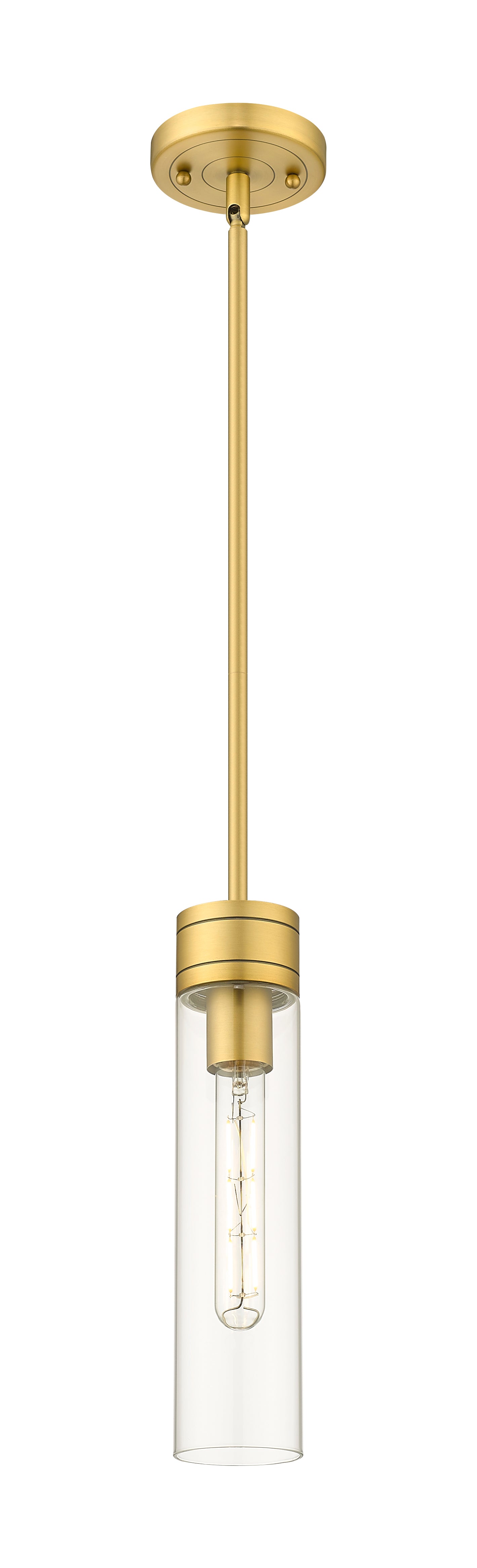 Downtown Urban Mini Pendant Antique Brass