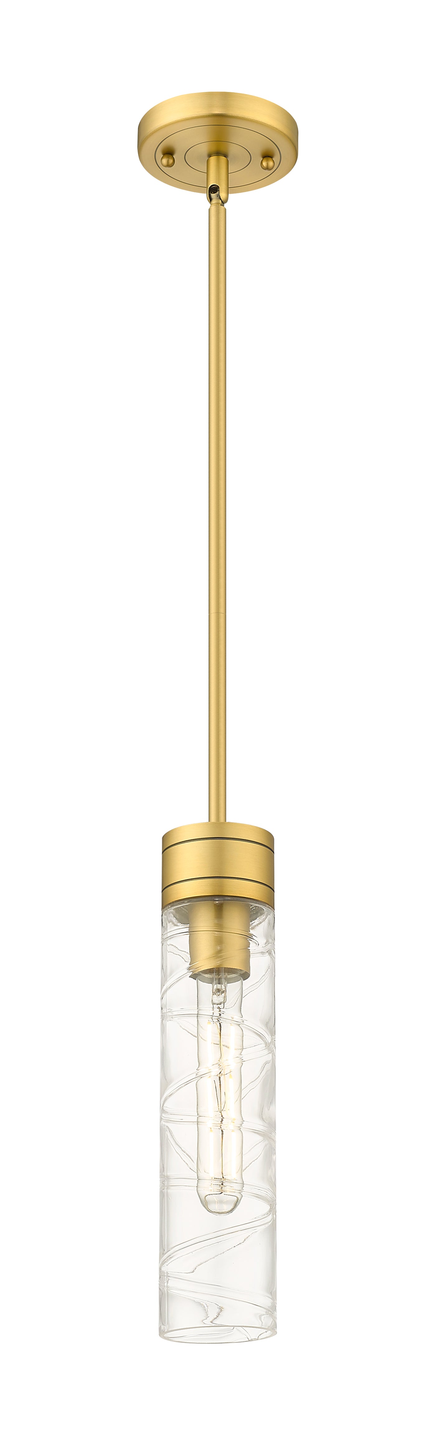 Downtown Urban Mini Pendant Antique Brass