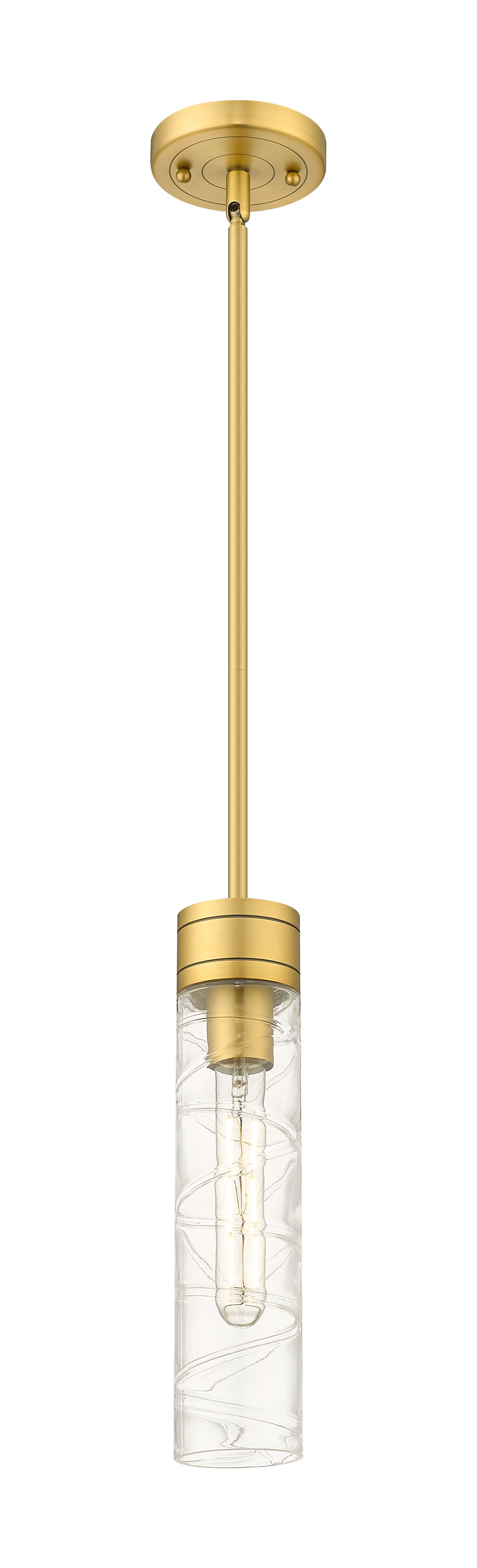 Downtown Urban Mini Pendant Antique Brass
