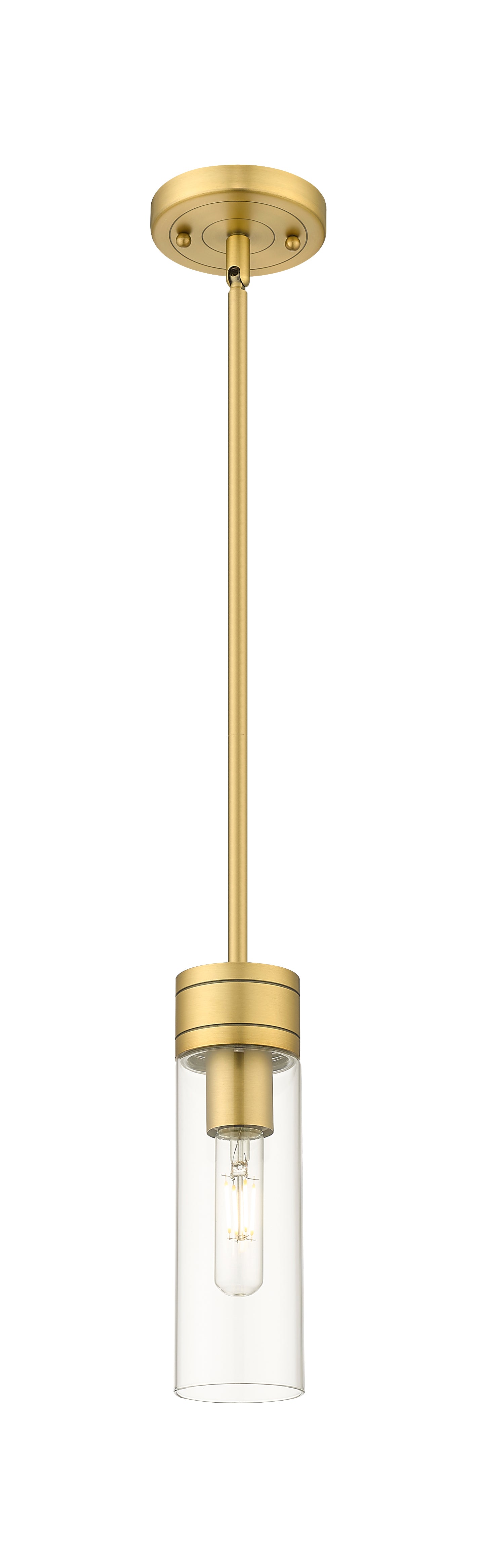 Downtown Urban Mini Pendant Antique Brass