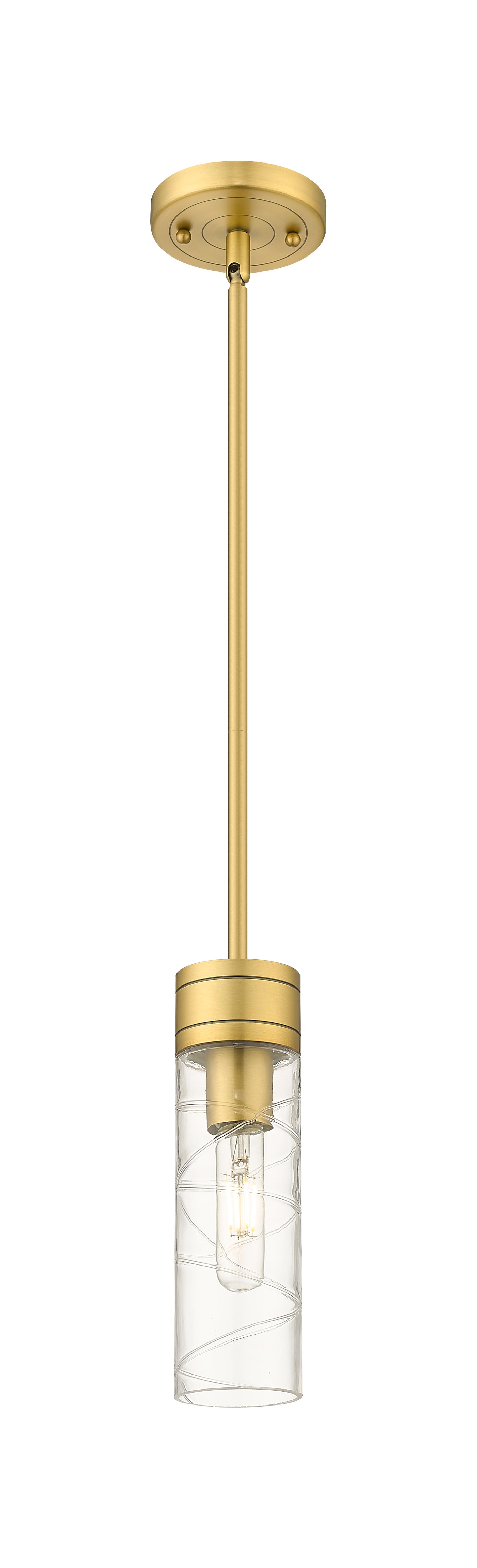 Downtown Urban Mini Pendant Antique Brass