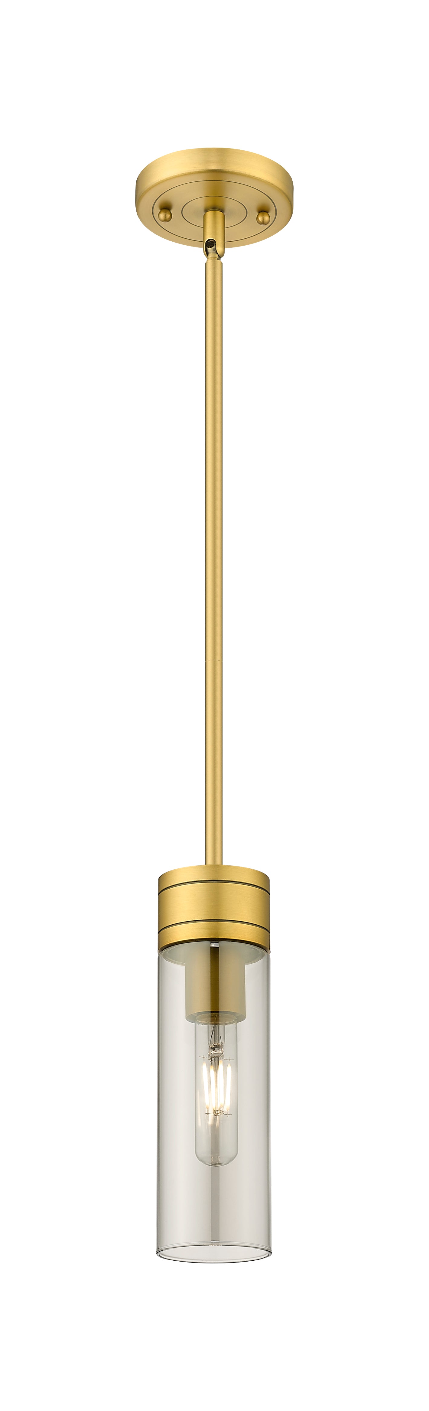 Downtown Urban Mini Pendant Antique Brass