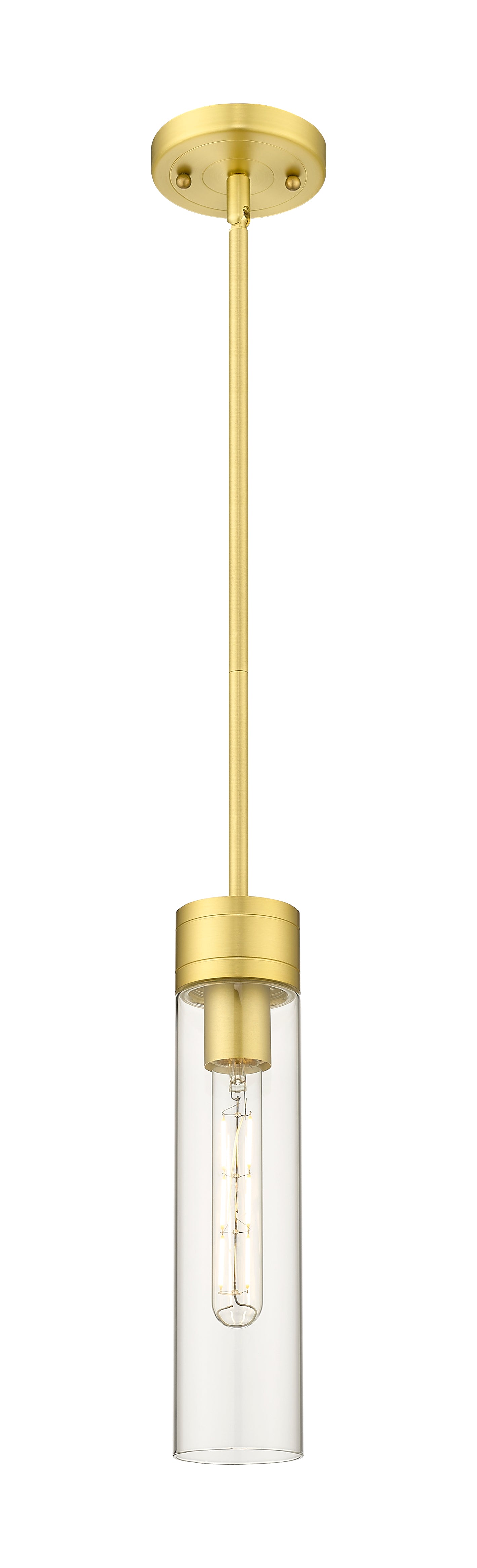 Downtown Urban Mini Pendant Antique Brass