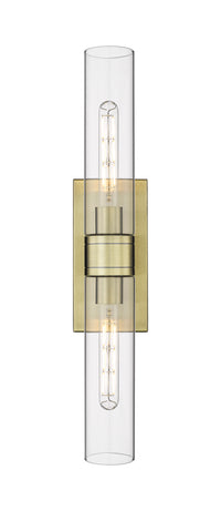Downtown Urban Sconce Cast Brass Steel