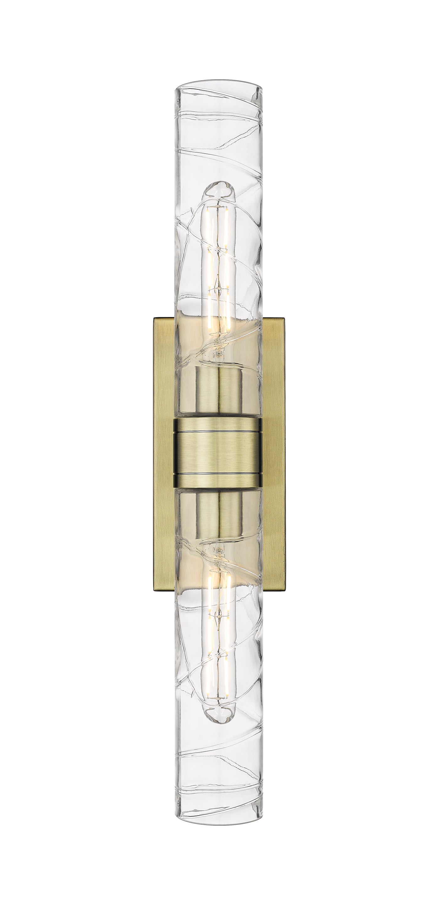 Downtown Urban Sconce Cast Brass Steel