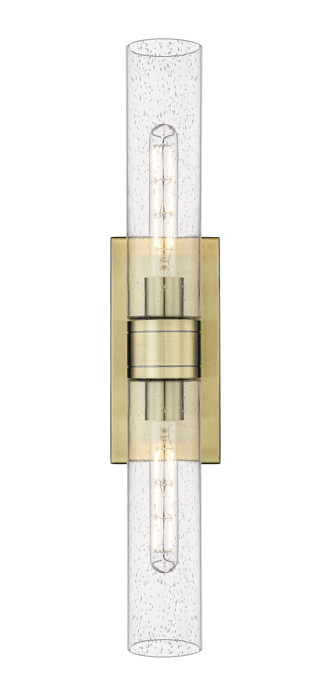 Downtown Urban Sconce Cast Brass Steel
