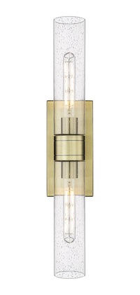 Downtown Urban Sconce Cast Brass Steel