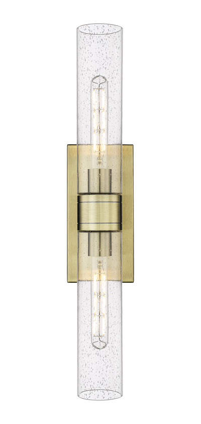 Downtown Urban Sconce Cast Brass Steel