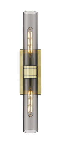 Downtown Urban Sconce Cast Brass Steel