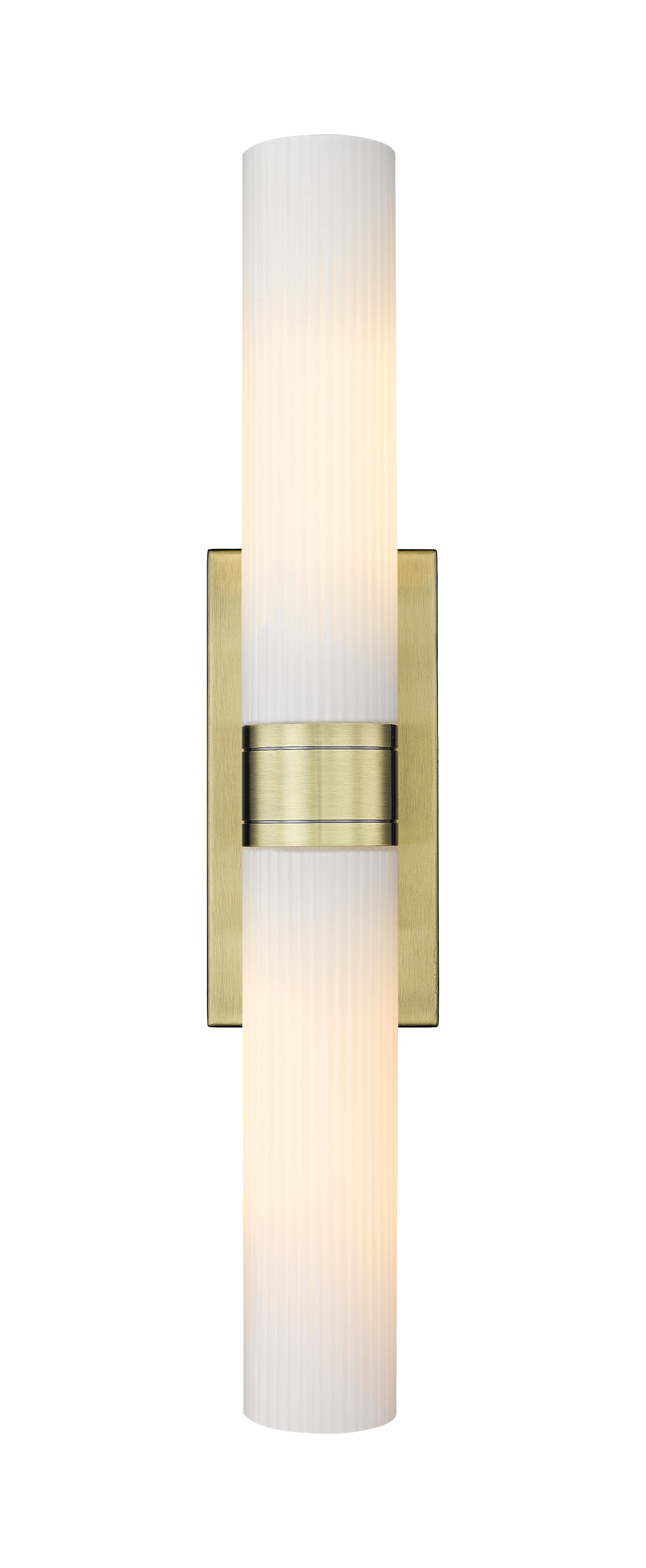 Downtown Urban Sconce Cast Brass Steel