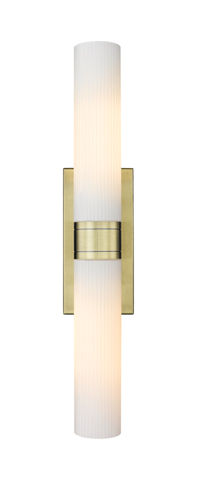 Downtown Urban Sconce Cast Brass Steel