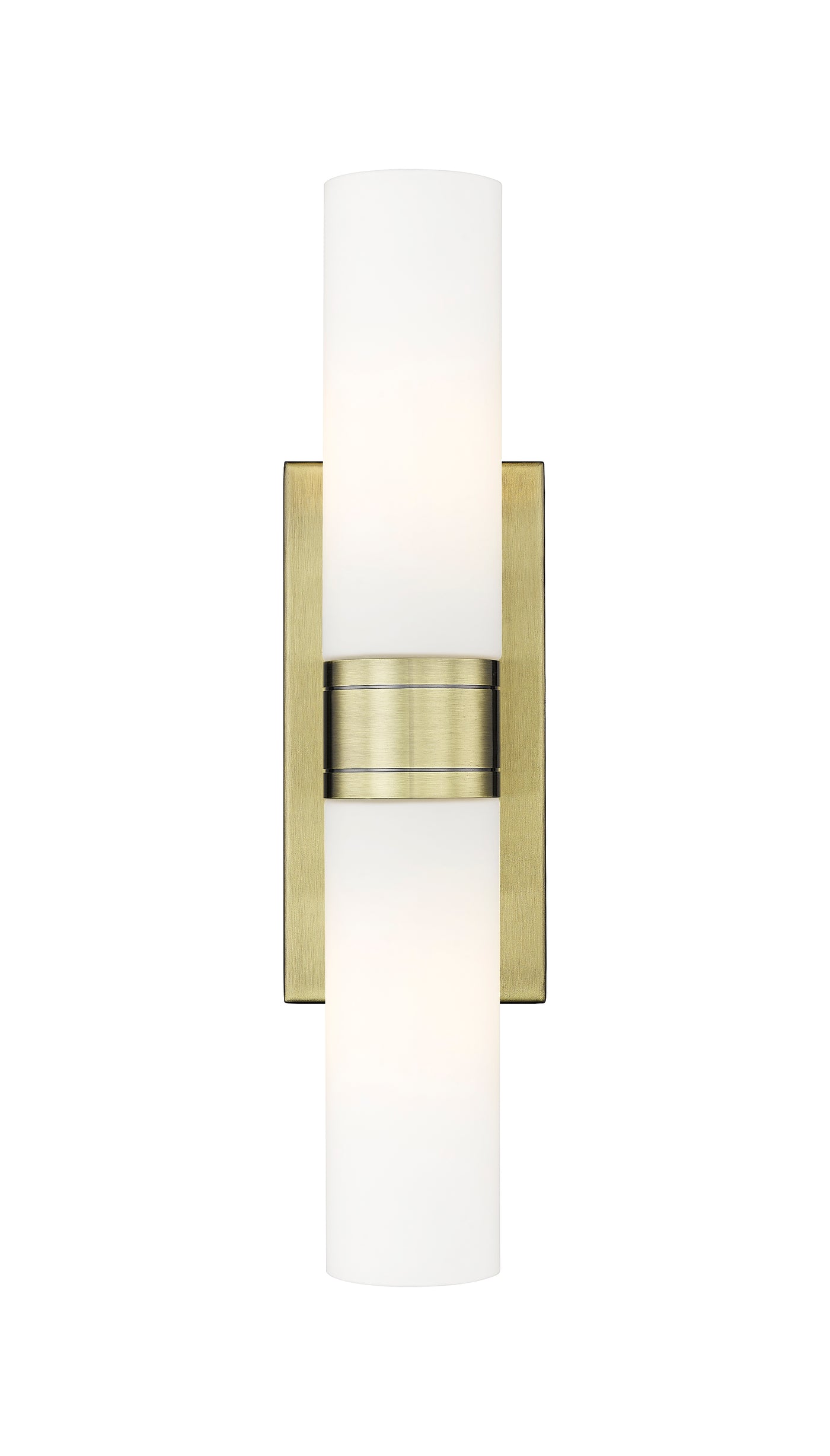 Downtown Urban Sconce Cast Brass Steel