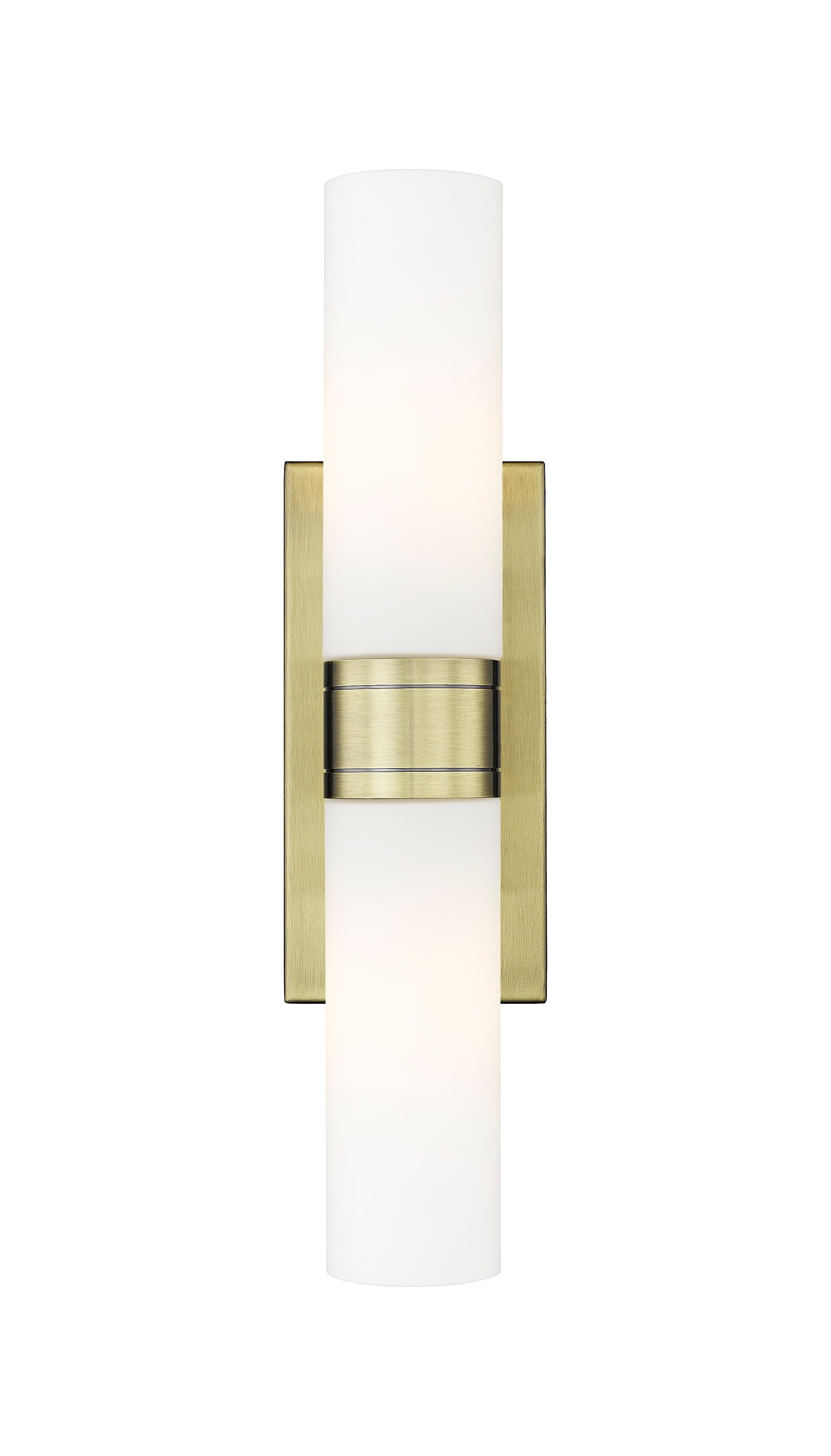 Downtown Urban Sconce Cast Brass Steel