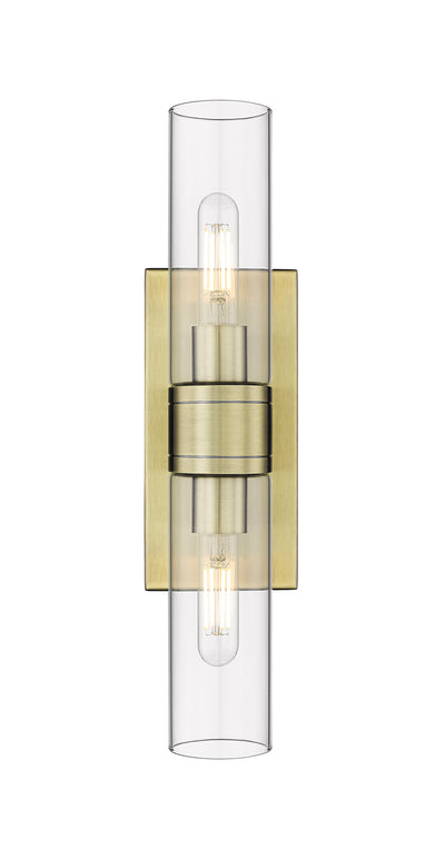 Downtown Urban Linear Bath Vanity Cast Brass