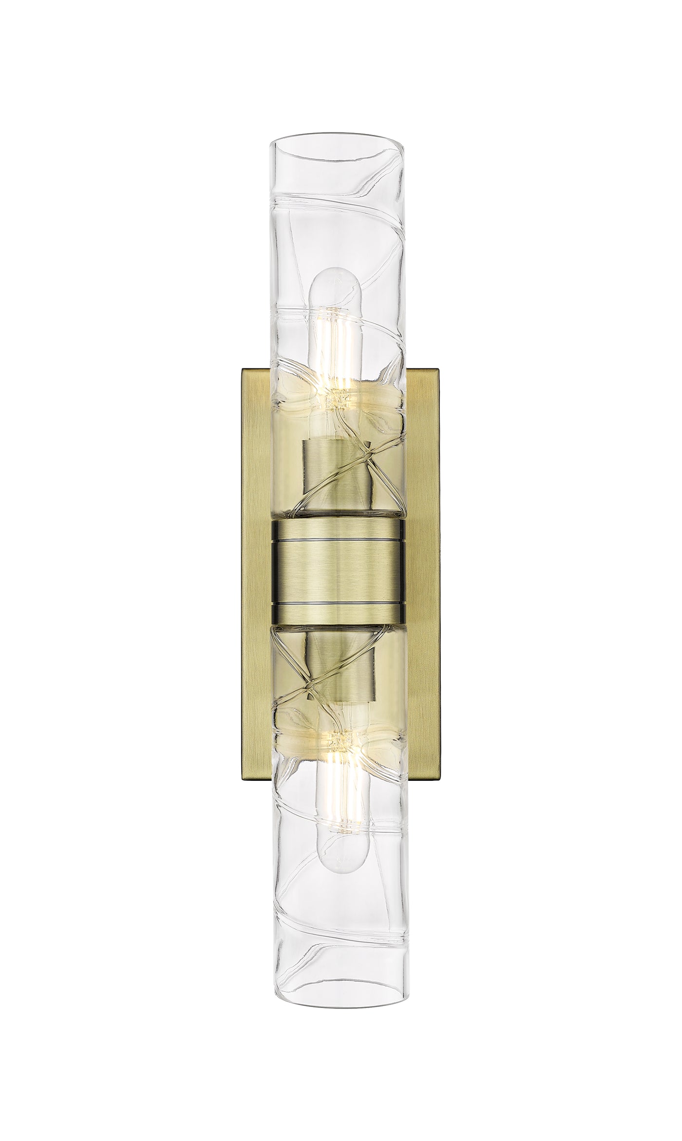 Downtown Urban Linear Bath Vanity Cast Brass
