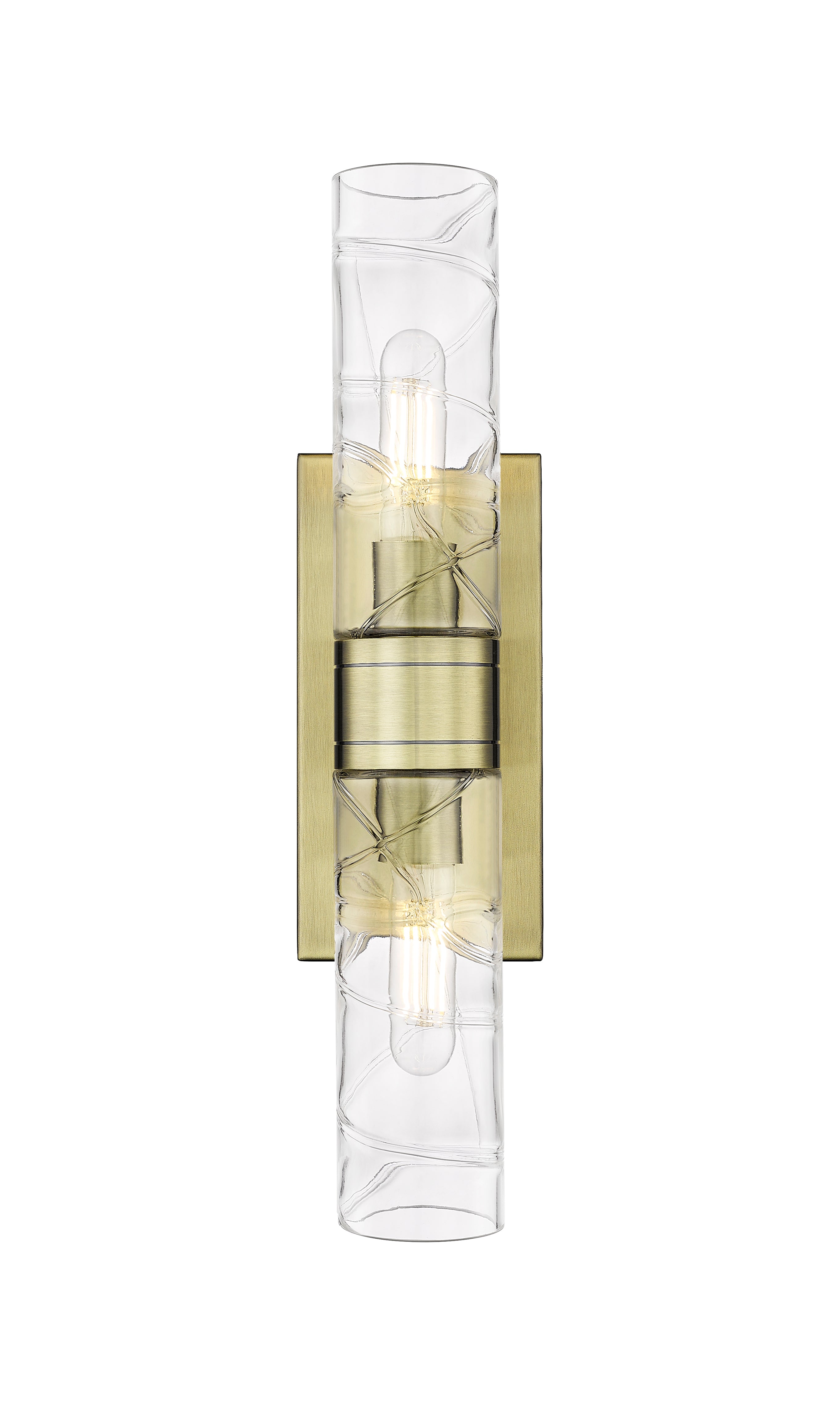 Downtown Urban Linear Bath Vanity Cast Brass