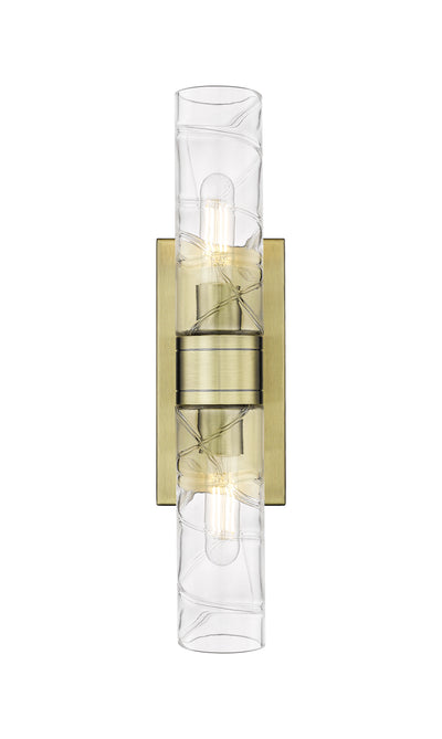 Downtown Urban Linear Bath Vanity Cast Brass
