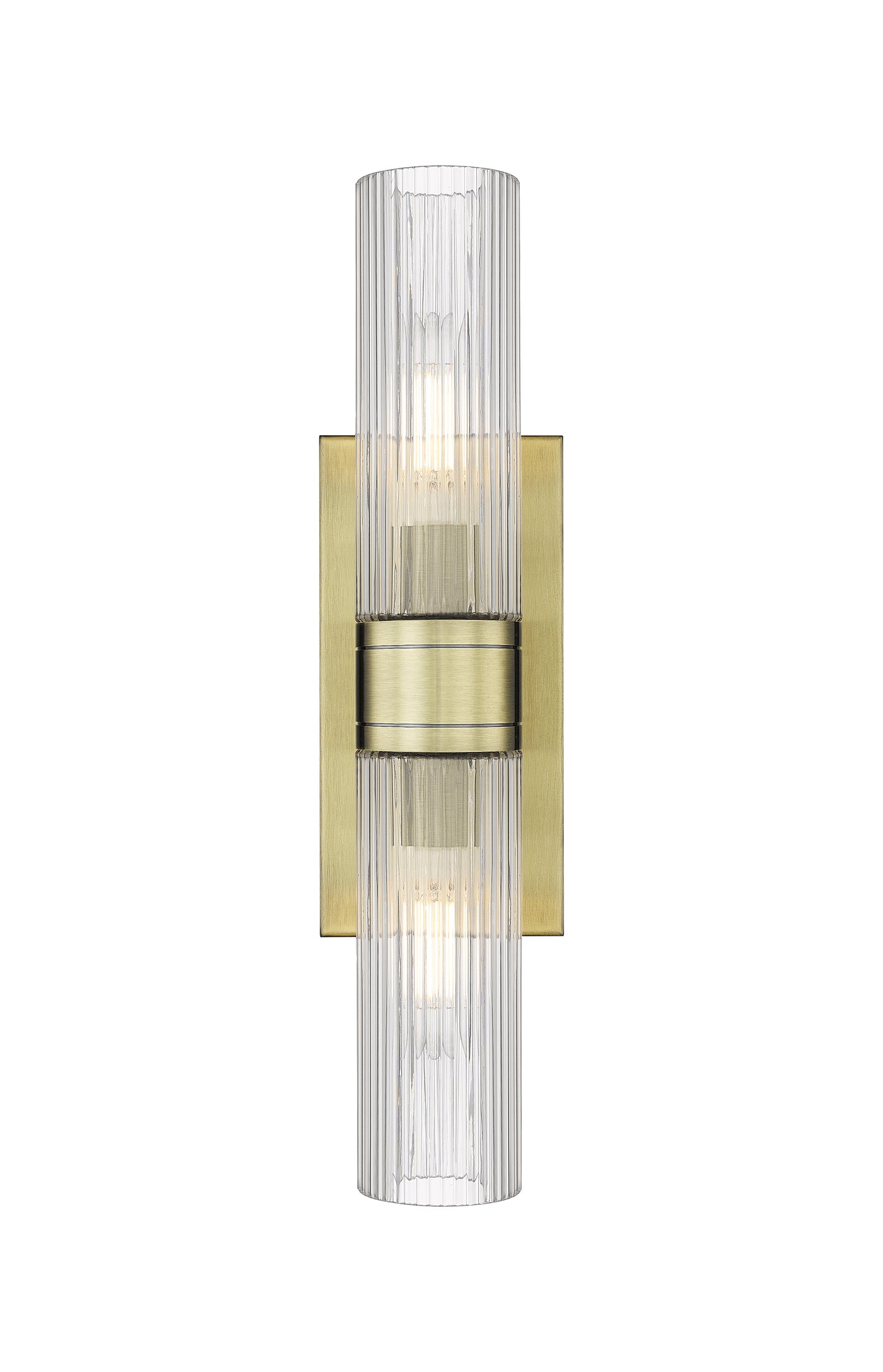 Downtown Urban Linear Bath Vanity Cast Brass