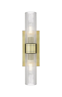 Downtown Urban Linear Bath Vanity Cast Brass