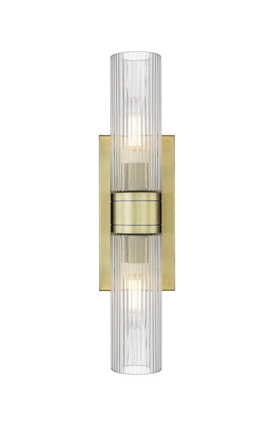 Downtown Urban Linear Bath Vanity Cast Brass