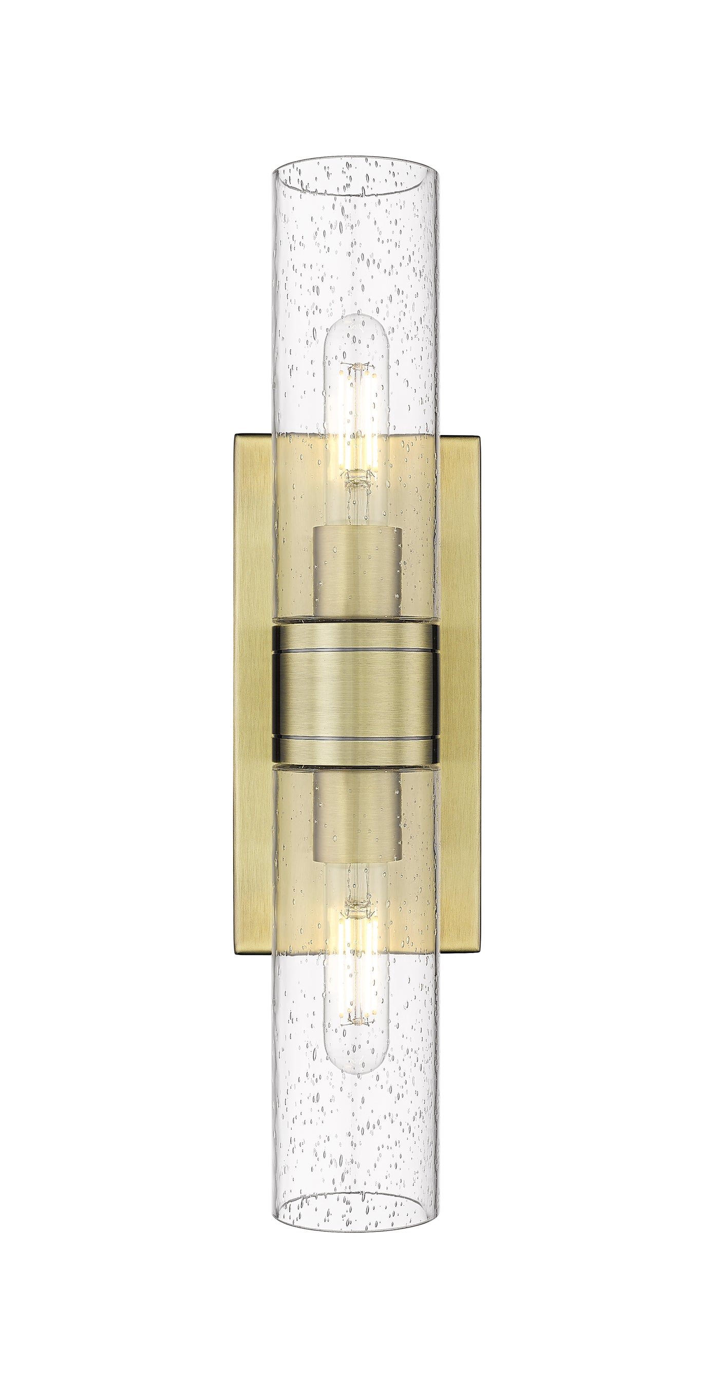 Downtown Urban Linear Bath Vanity Cast Brass
