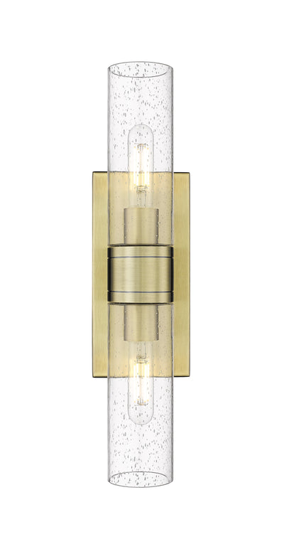 Downtown Urban Linear Bath Vanity Cast Brass