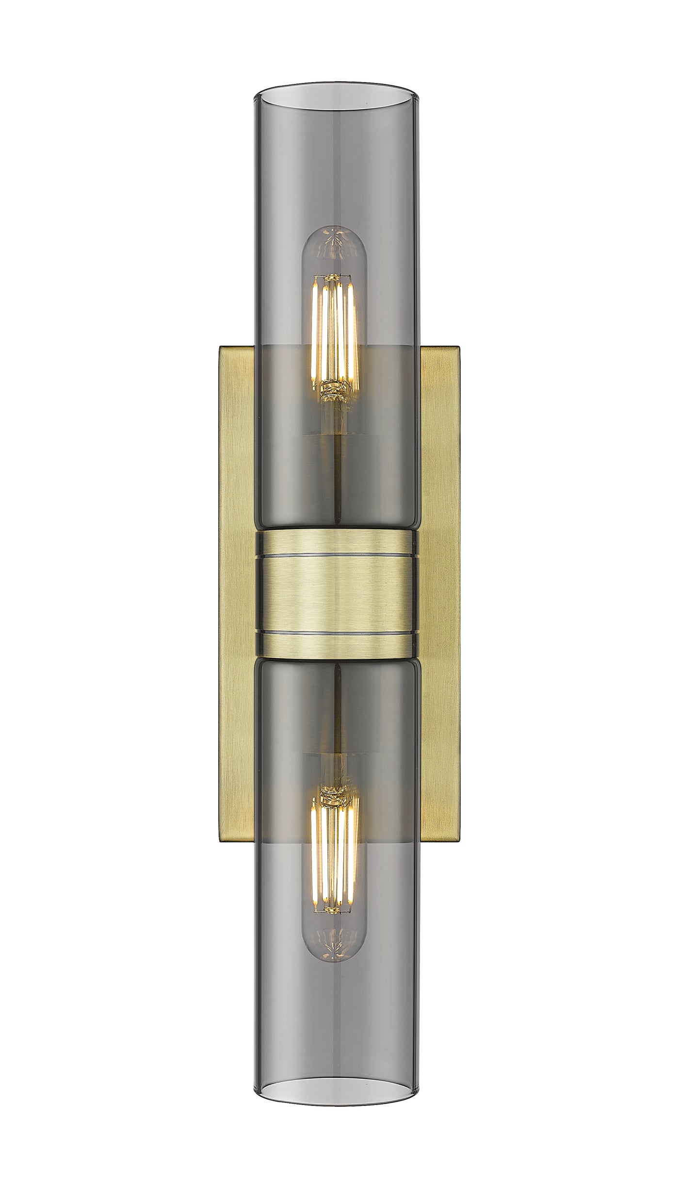 Downtown Urban Linear Bath Vanity Cast Brass