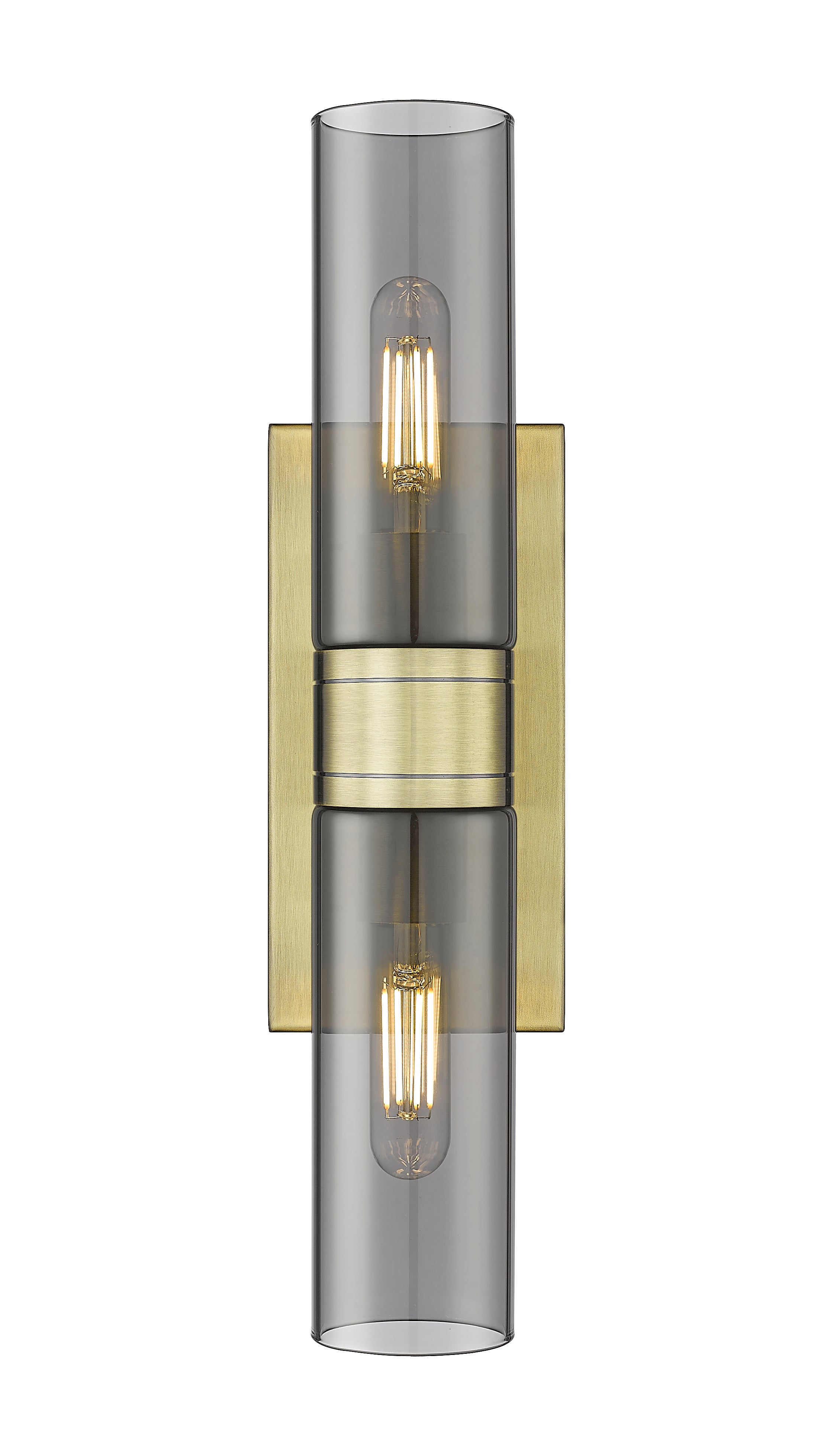 Downtown Urban Linear Bath Vanity Cast Brass