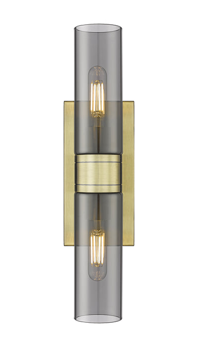 Downtown Urban Linear Bath Vanity Cast Brass