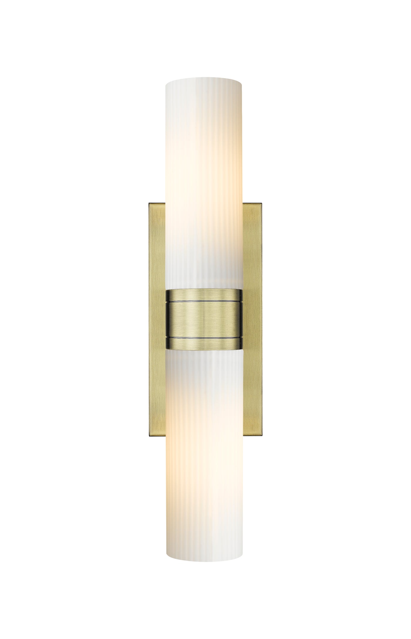 Downtown Urban Linear Bath Vanity Cast Brass