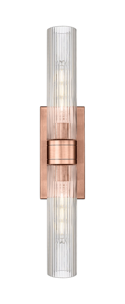 Downtown Urban Sconce Cast Brass Steel