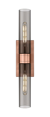 Downtown Urban Sconce Cast Brass Steel