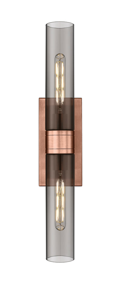 Downtown Urban Sconce Cast Brass Steel