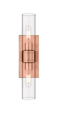 Downtown Urban Linear Bath Vanity Cast Brass