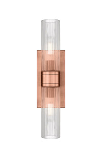 Downtown Urban Linear Bath Vanity Cast Brass