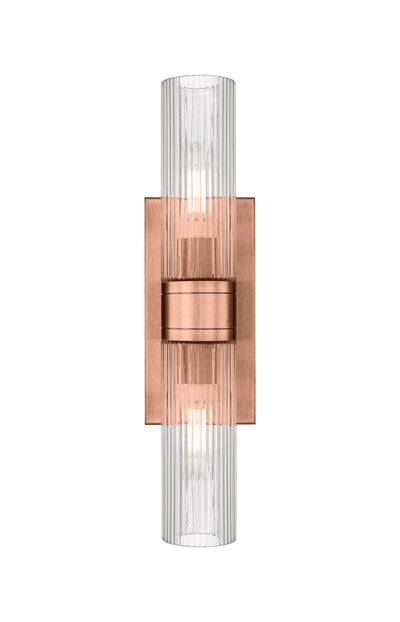 Downtown Urban Linear Bath Vanity Cast Brass