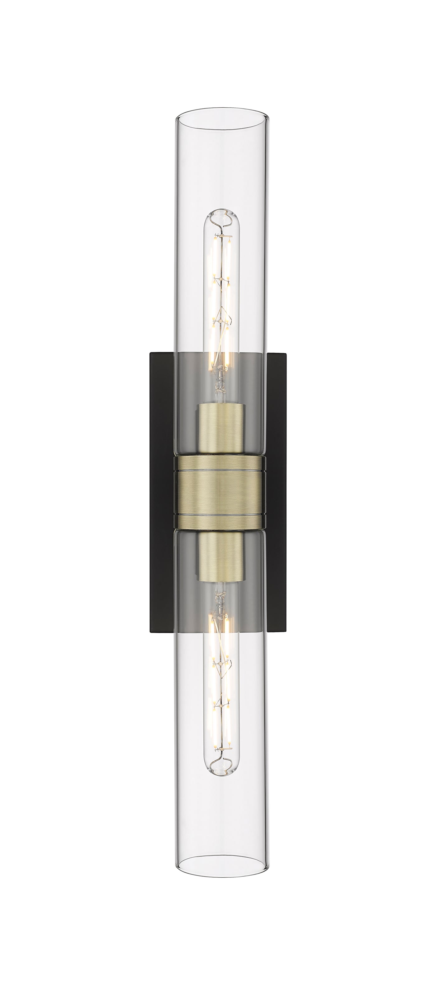 Downtown Urban Sconce Cast Brass Steel