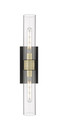 Downtown Urban Sconce Cast Brass Steel