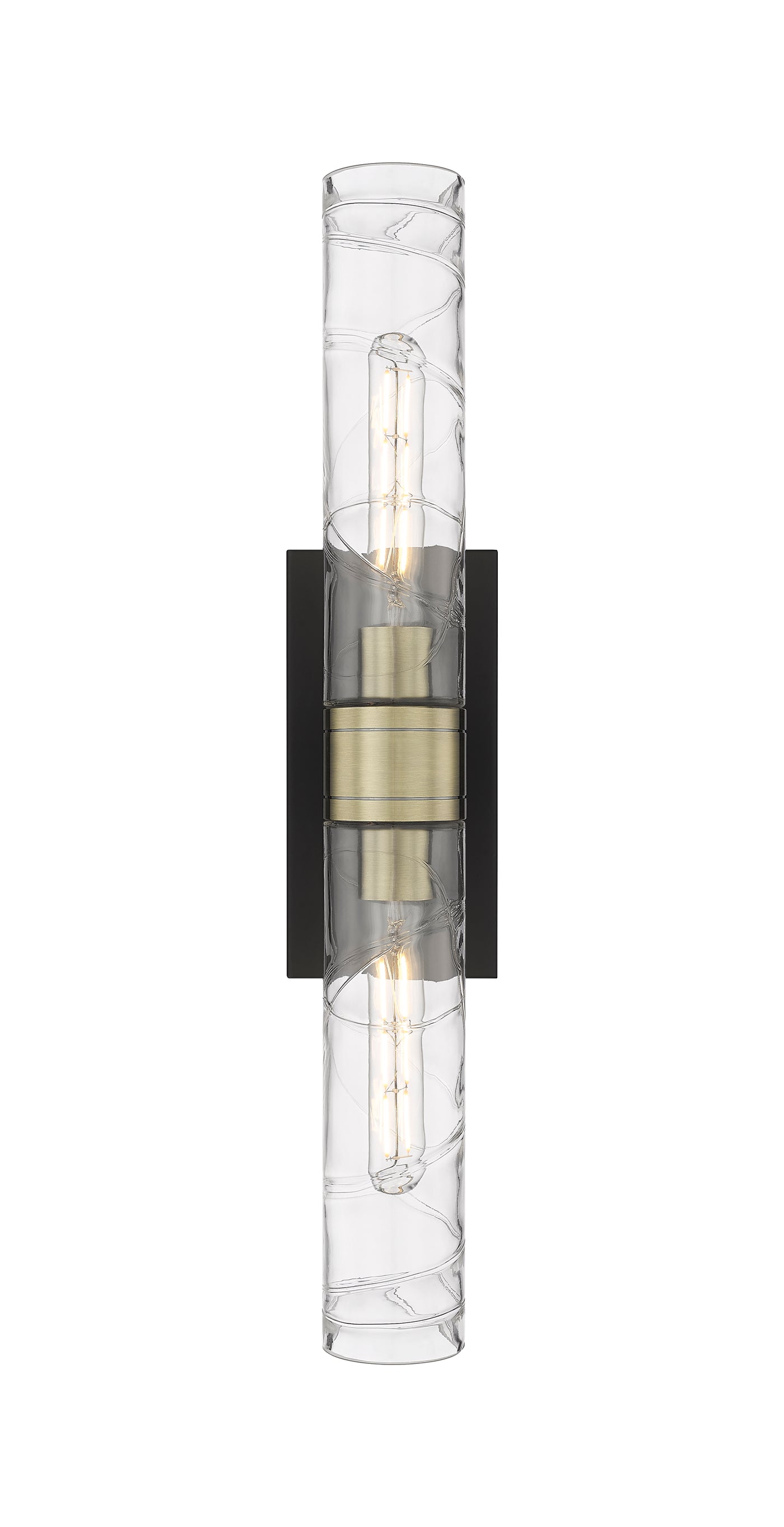 Downtown Urban Sconce Cast Brass Steel