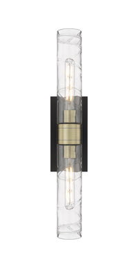 Downtown Urban Sconce Cast Brass Steel