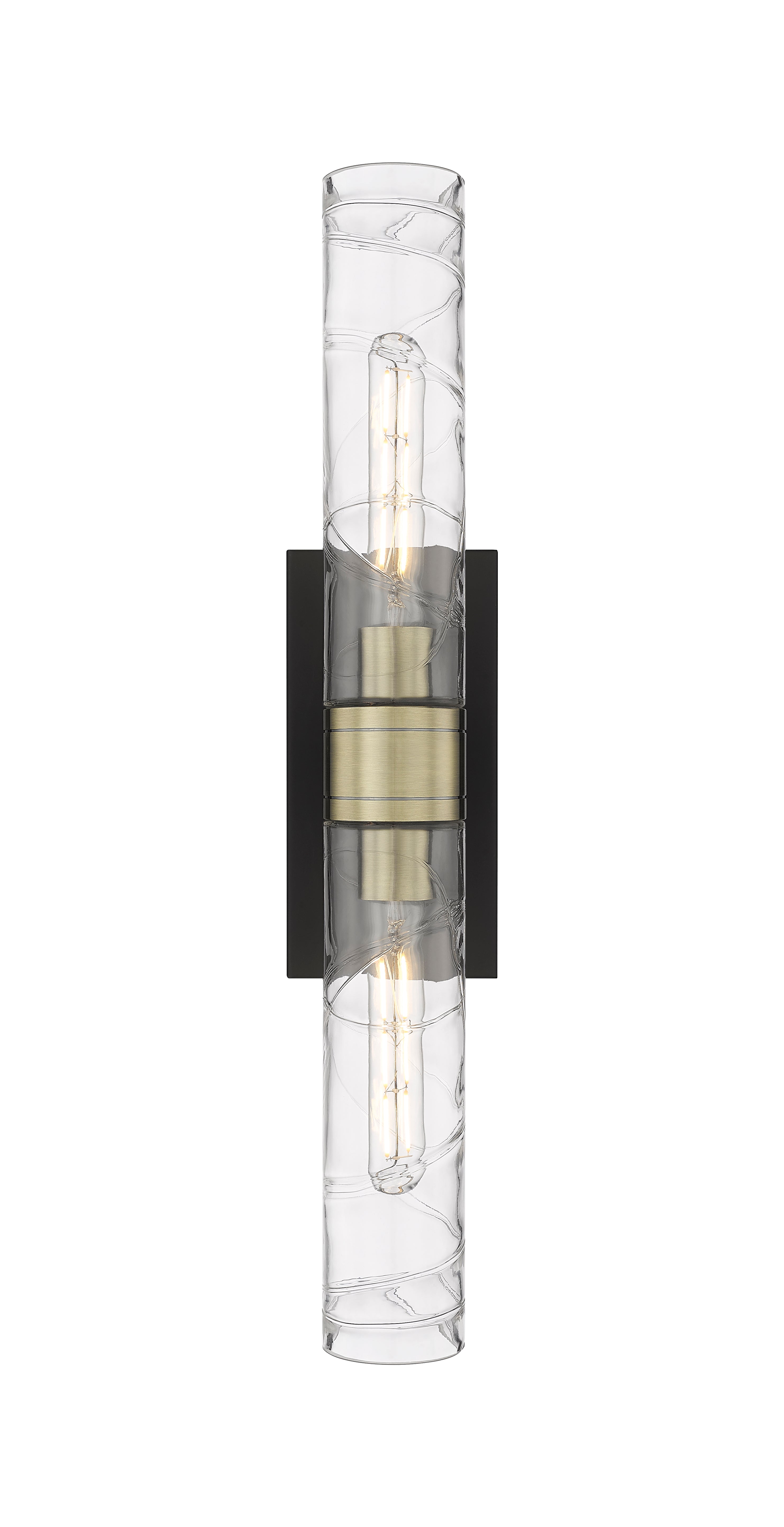 Downtown Urban Sconce Cast Brass Steel