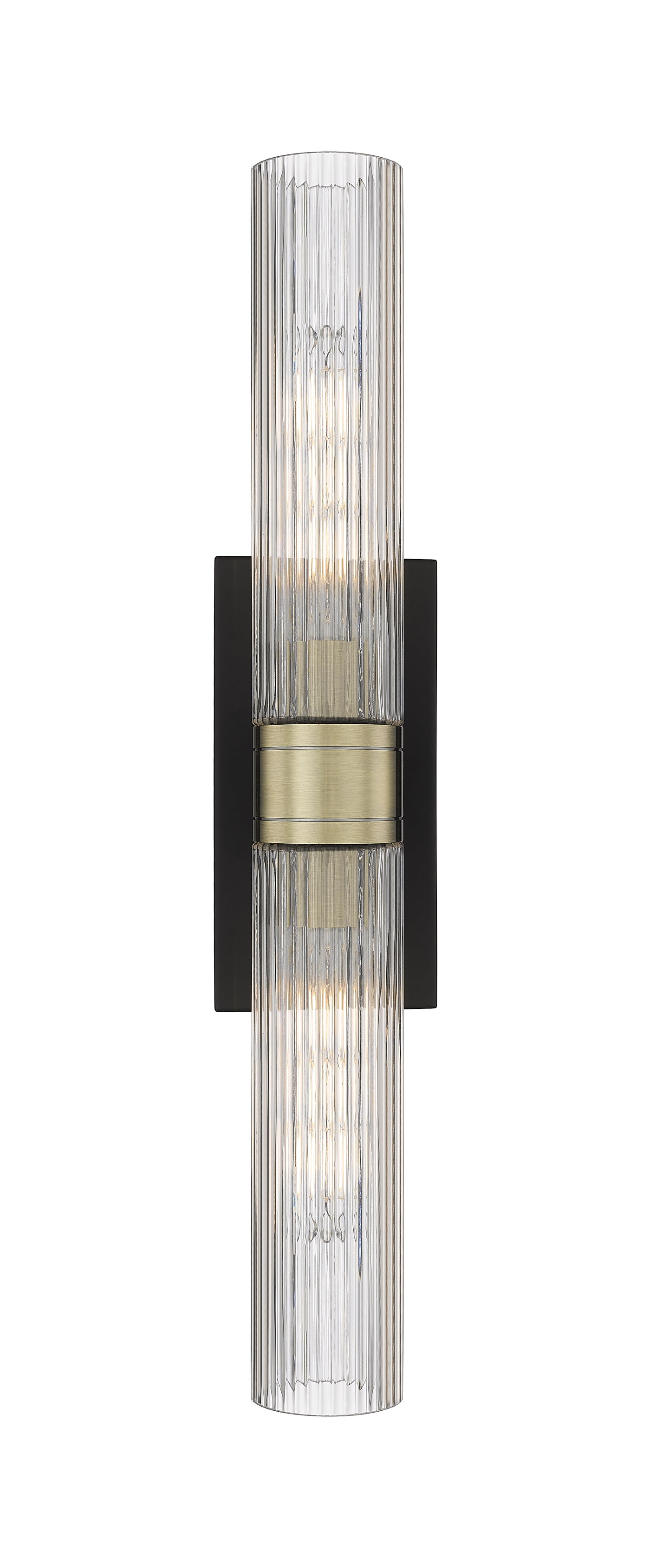 Downtown Urban Sconce Cast Brass Steel