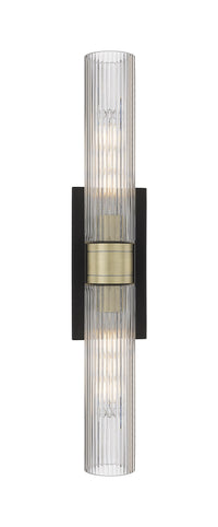 Downtown Urban Sconce Cast Brass Steel