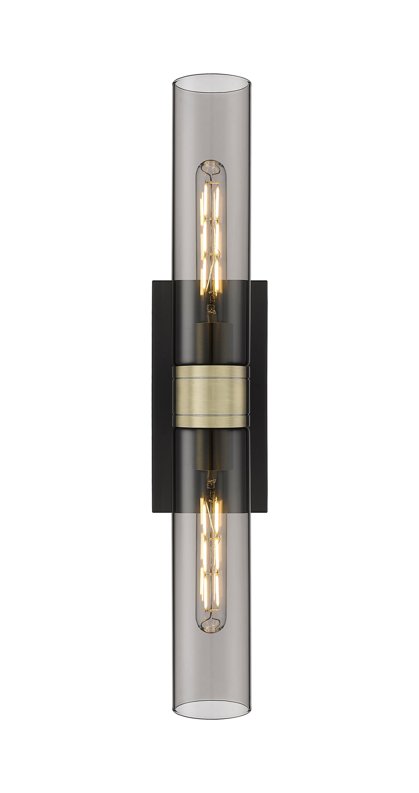 Downtown Urban Sconce Cast Brass Steel