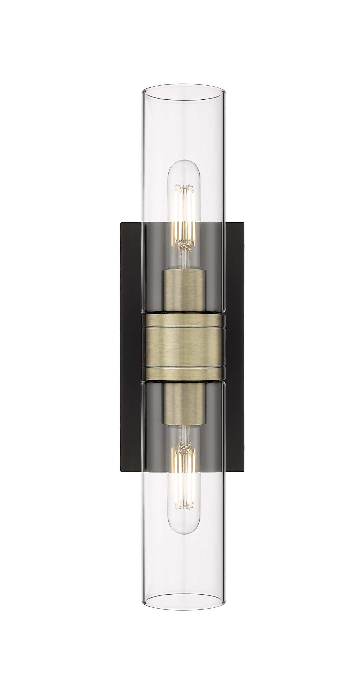 Downtown Urban Linear Bath Vanity Cast Brass