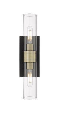 Downtown Urban Linear Bath Vanity Cast Brass