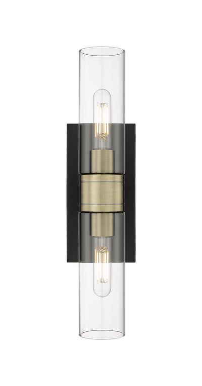 Downtown Urban Linear Bath Vanity Cast Brass